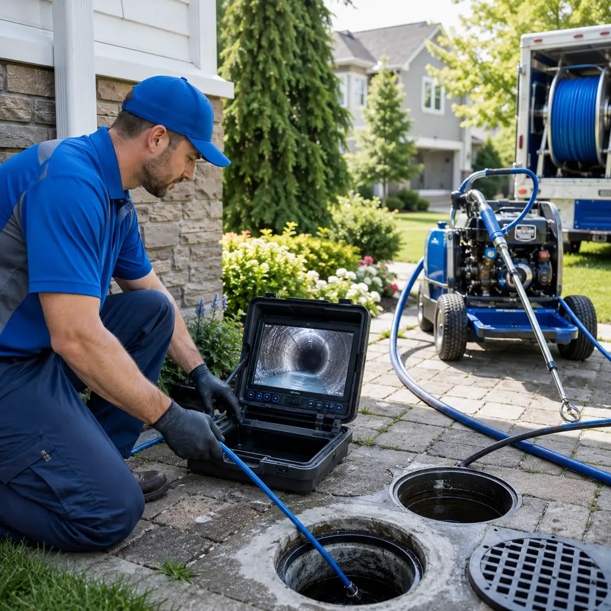 Outdoor drain cleaning professionals serving Rockwood, ME